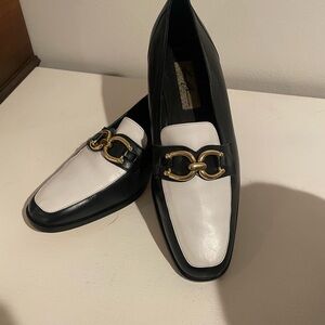 Leather loafers